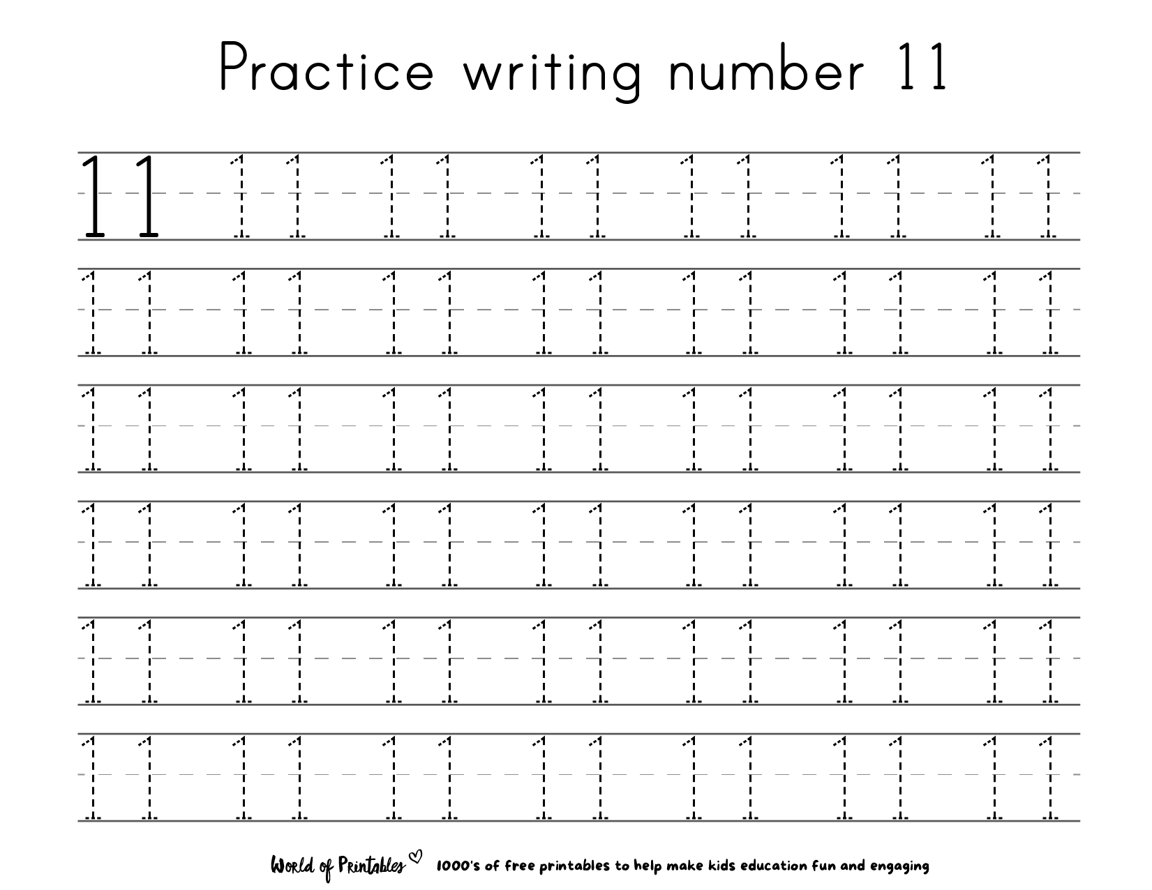 number trace worksheet number trace worksheet