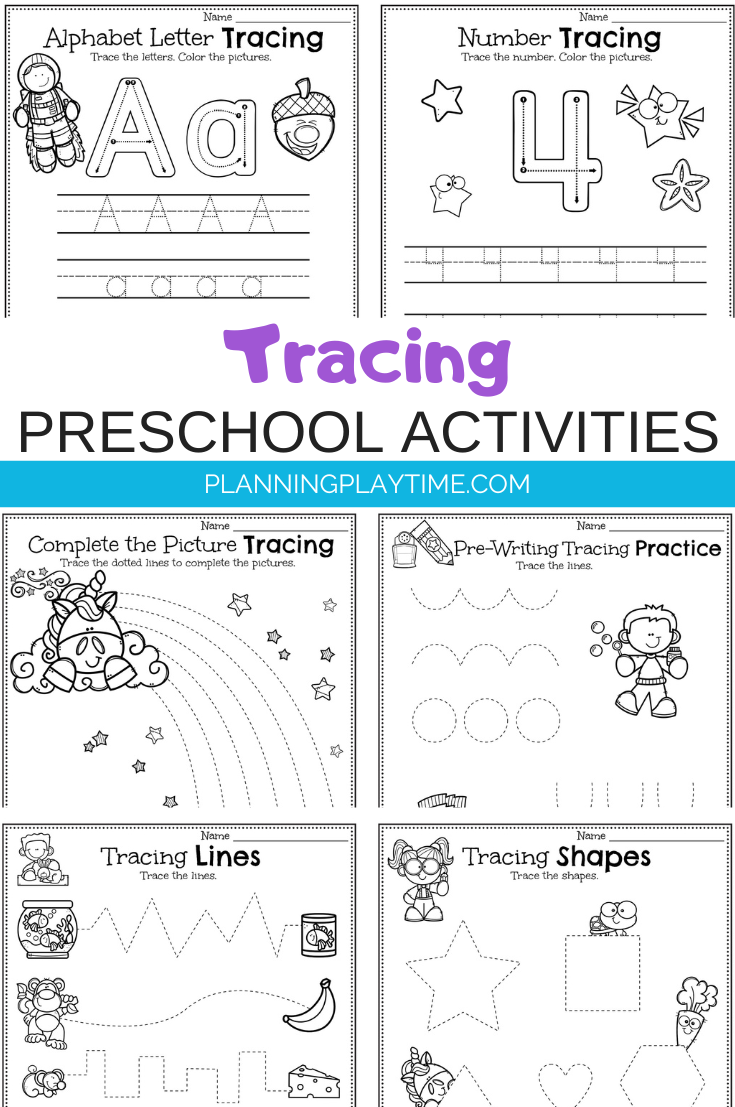 tracing activities for preschoolers