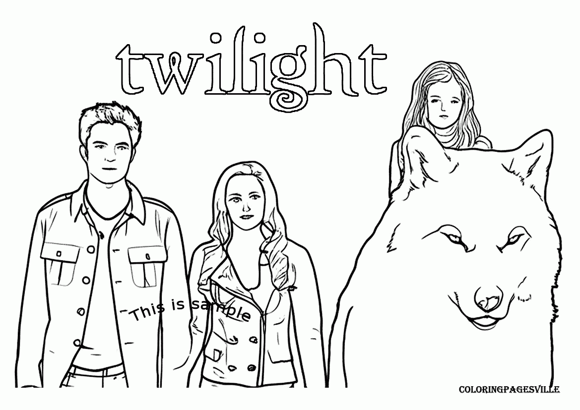 Twilight Coloring Pages
