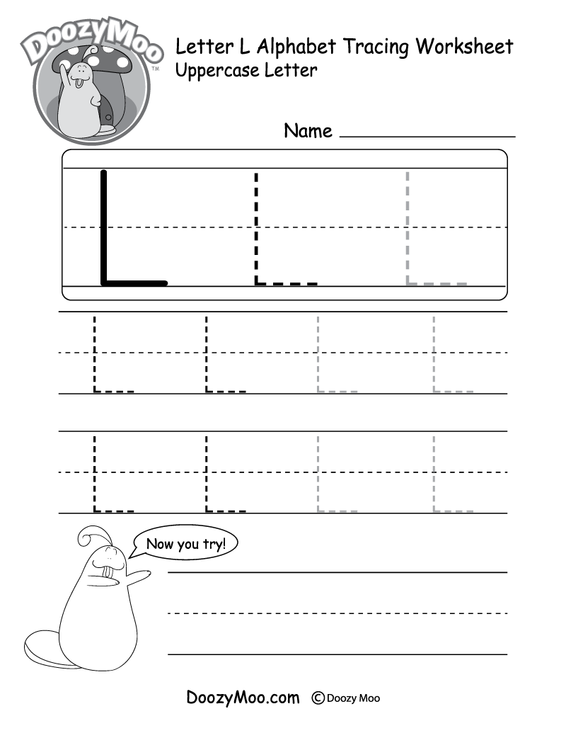 worksheet letter l