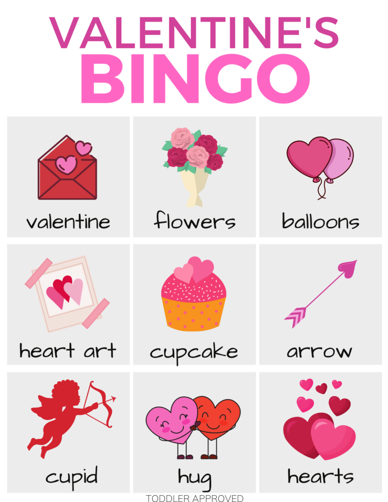valentine's day bingo printables valentine's day bingo printables