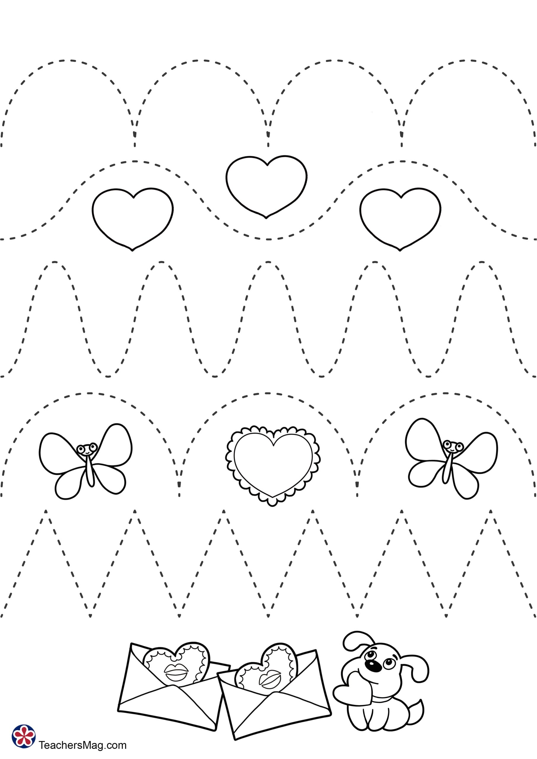 valentines day worksheet
