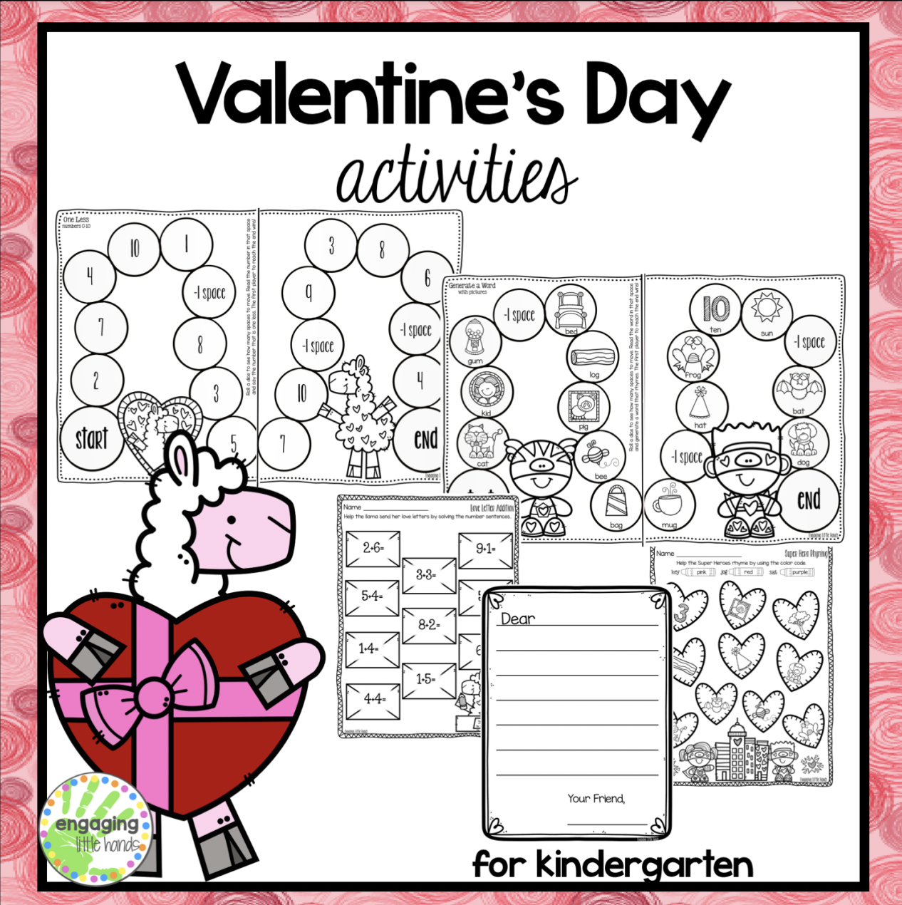 Valentine s Day Printable Activities For Kindergarten Made By Teachers