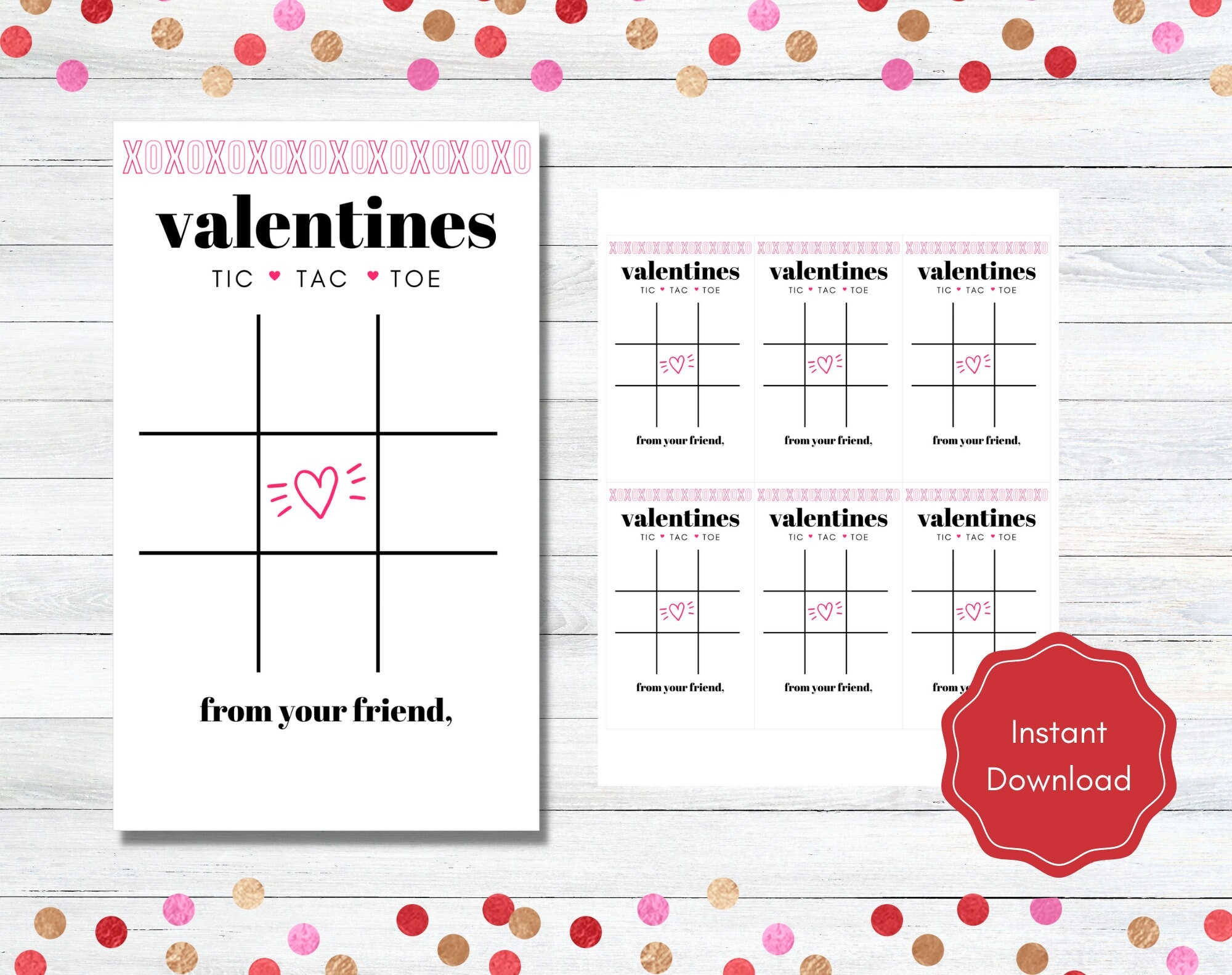 valentine tic tac toe printable valentine tic tac toe printable