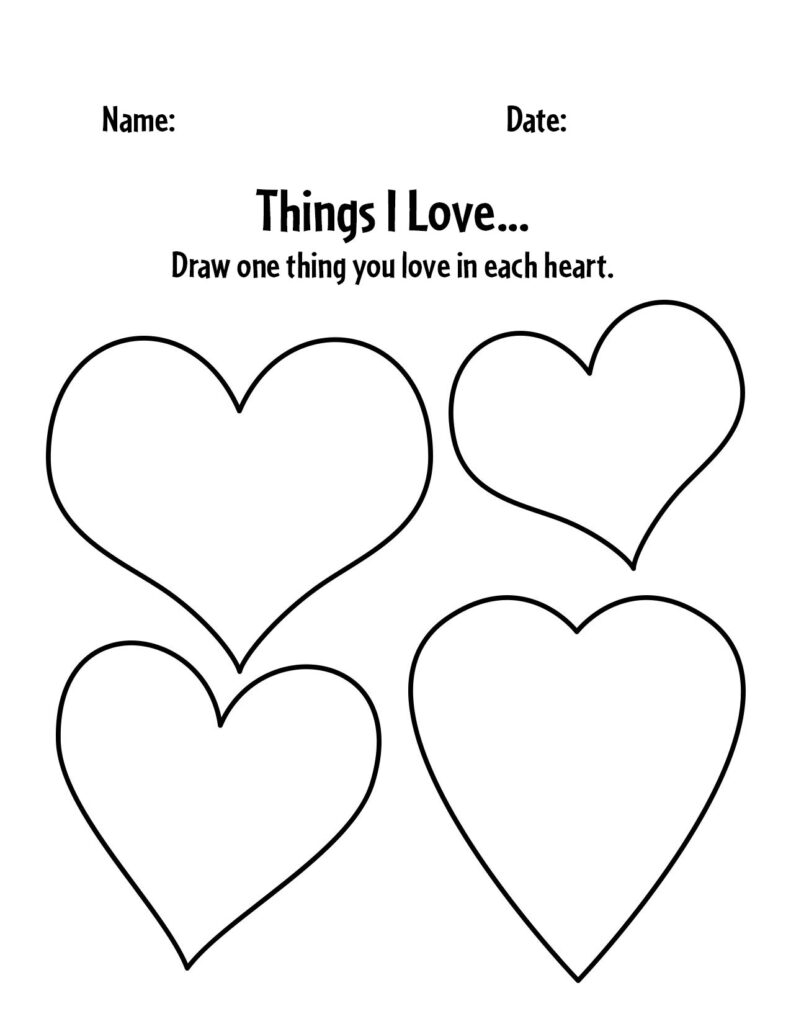 valentine's day worksheet