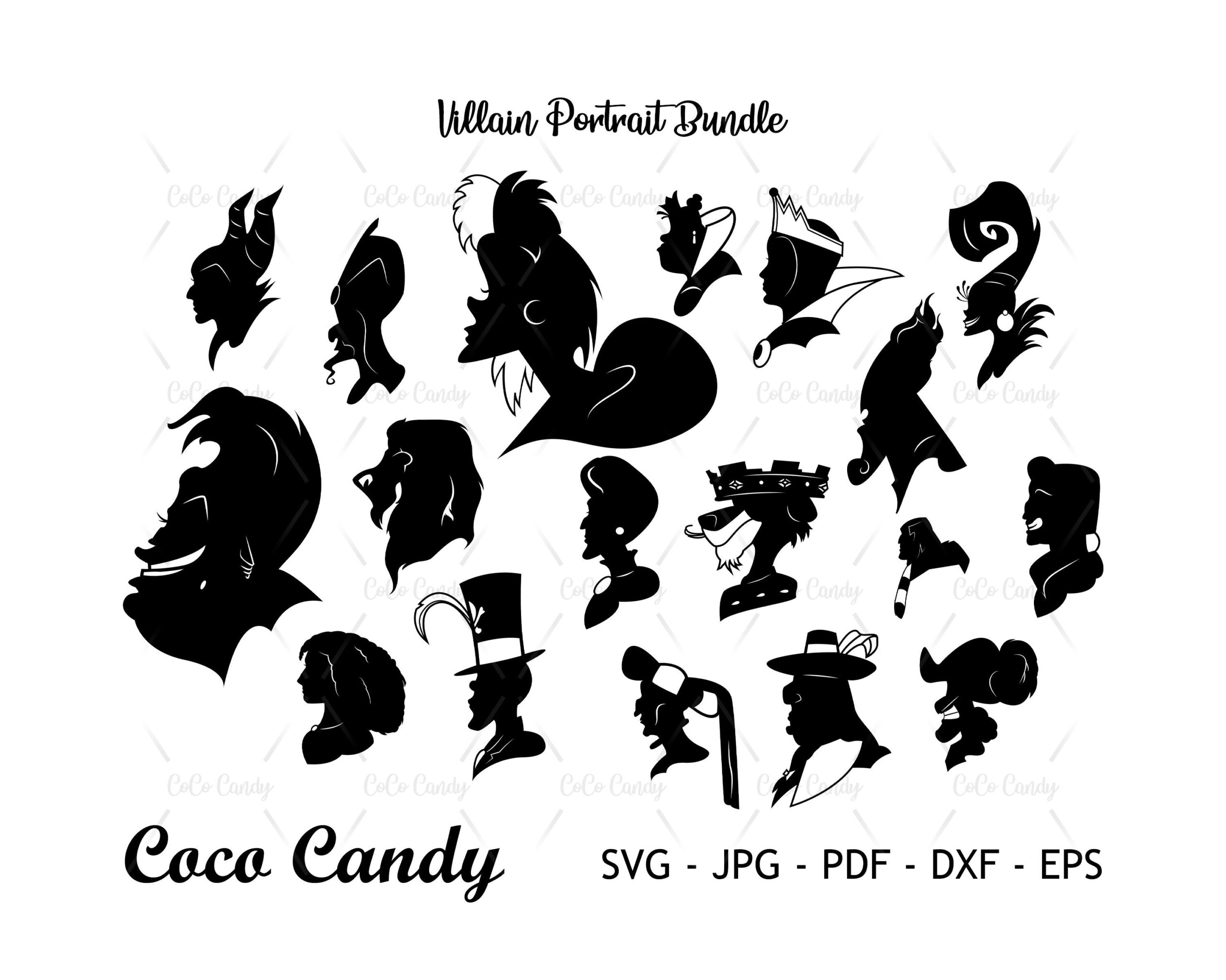 Villain Silhouette Etsy