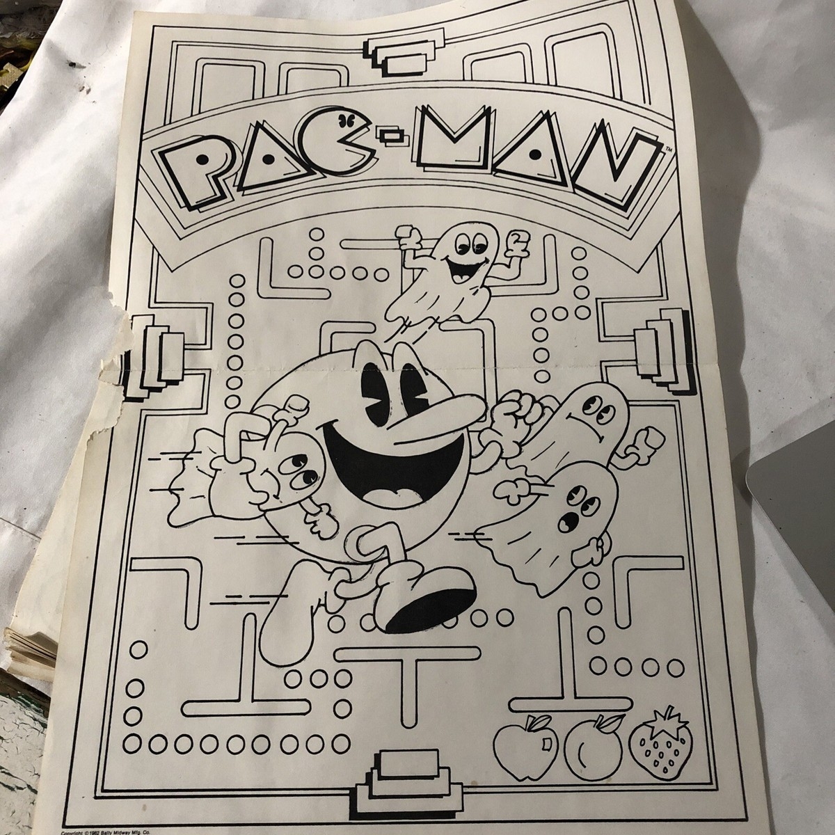pac man coloring sheets