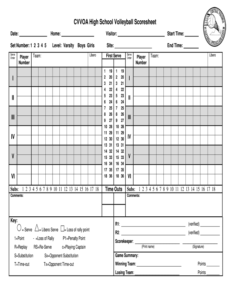 Volleyball Score Sheet Fill Out Sign Online DocHub Volleyball Score Sheet Fill Out Sign Online DocHub