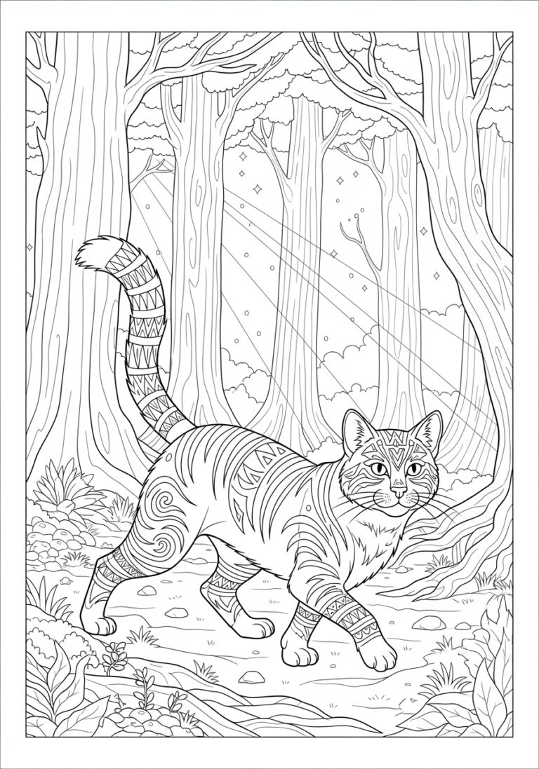 warrior cat coloring sheets