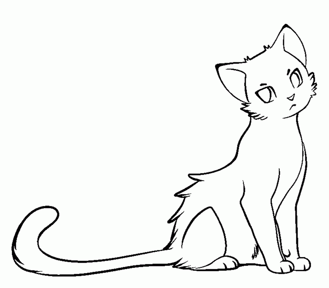 cat warriors coloring pages