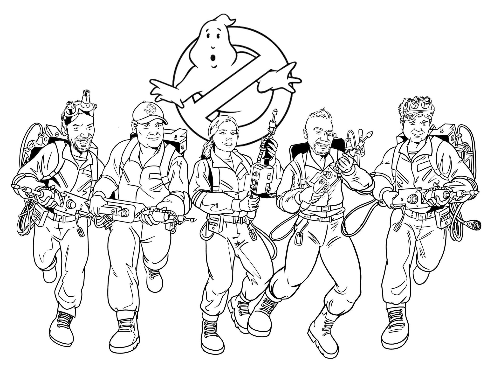 We Are Now A Coloring Page Ghostbusters North