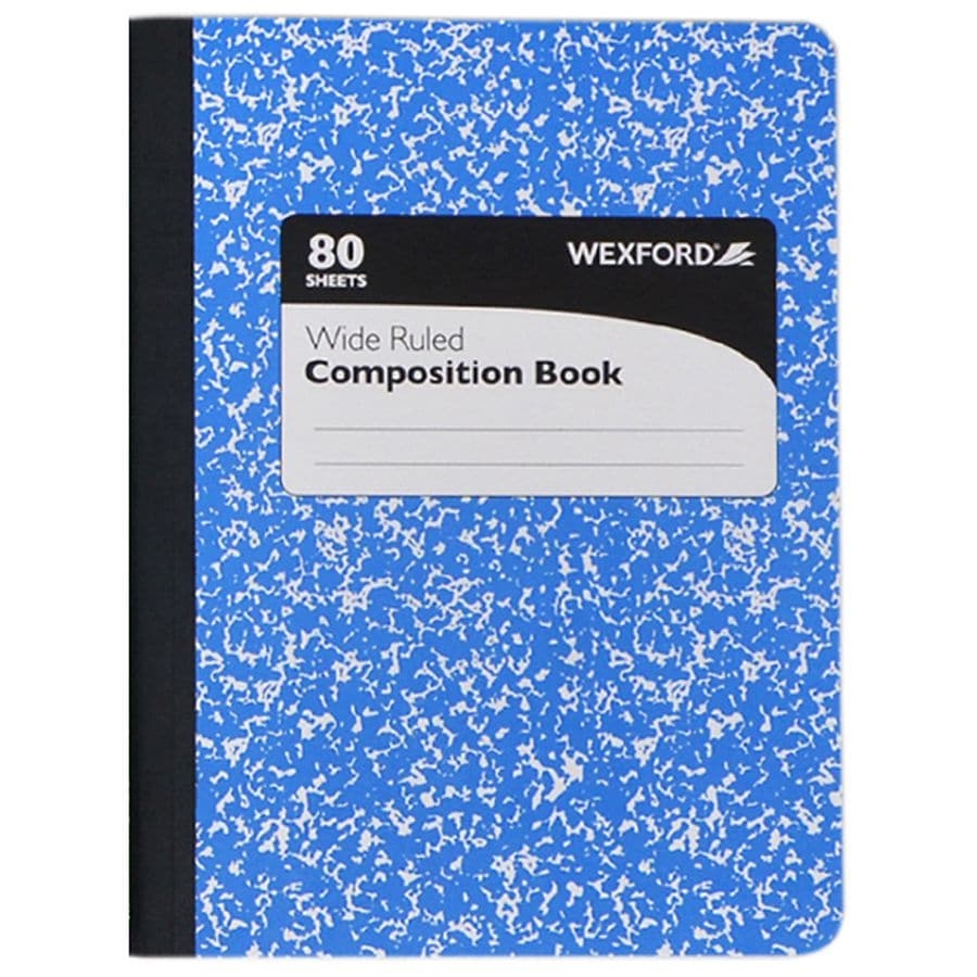 Wexford Wide Ruled Composition Book Assorted Walgreens Wexford Wide Ruled Composition Book Assorted Walgreens