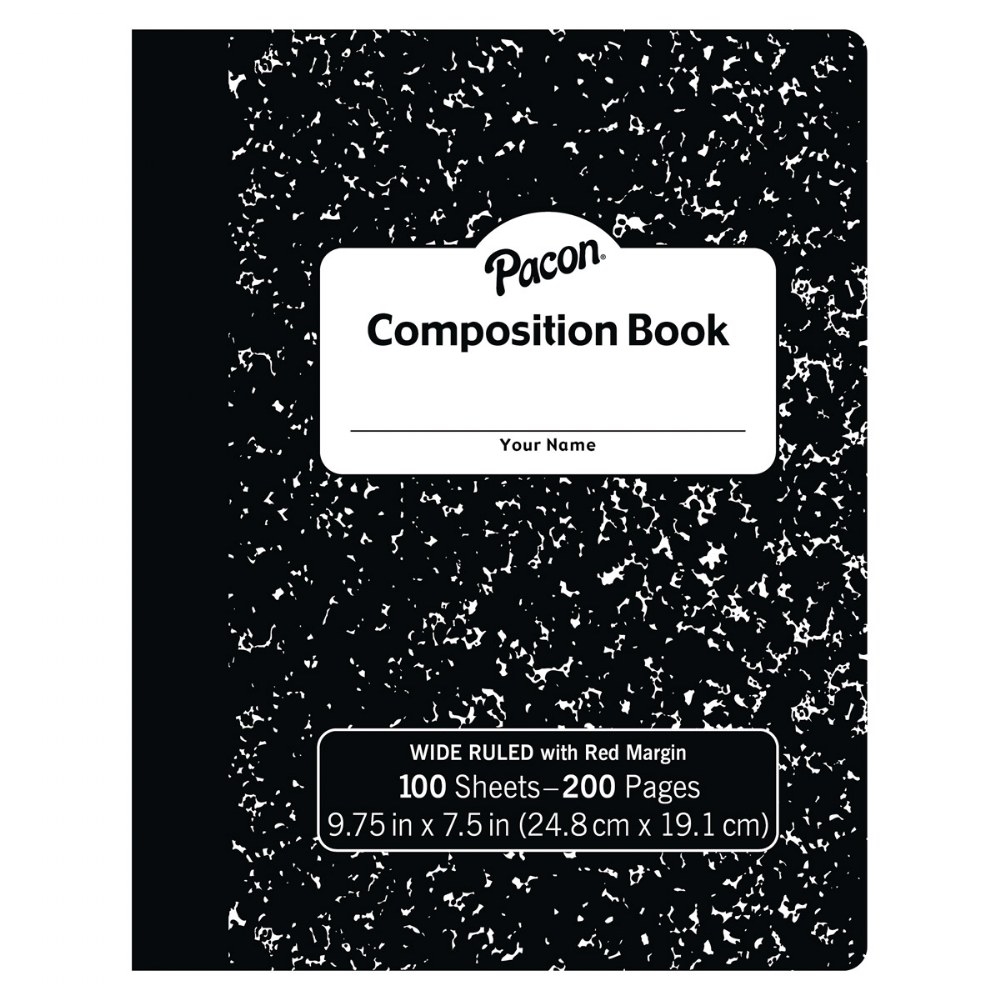 Wide Ruled Composition Notebook 100 Sheets Wide Ruled Composition Notebook 100 Sheets