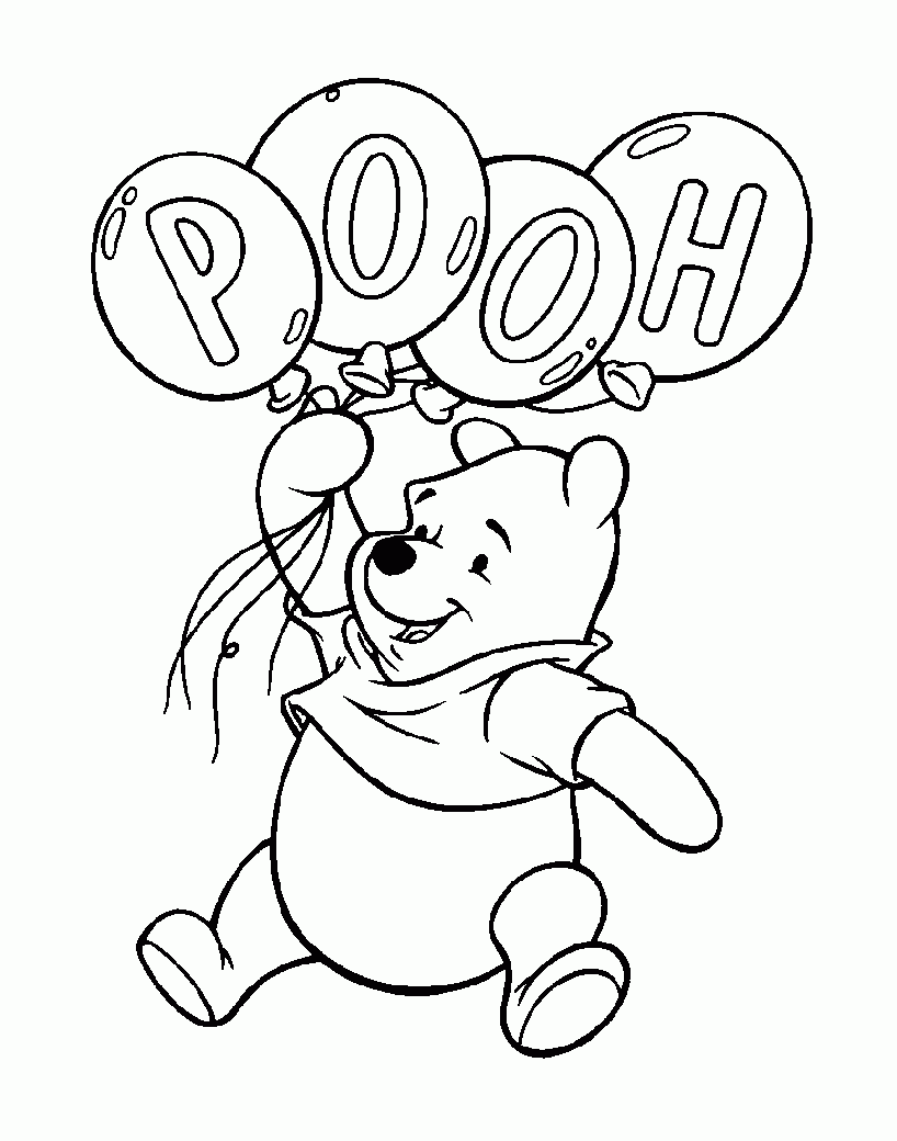 Winnie The Pooh Picture To Print And Color Winnie The Pooh Coloring Pages