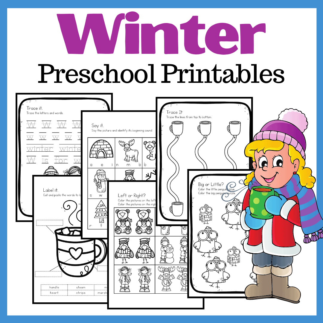 Winter Preschool Printables Homeschool Preschool Shop Winter Preschool Printables Homeschool Preschool Shop