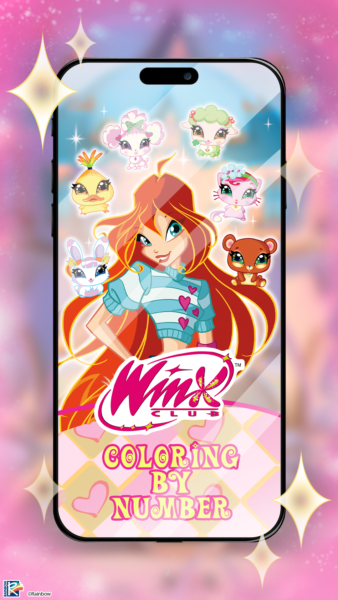 Winx Club Color By Number With Magic Cartoon Characters Coloring Game For Girls And Boys App On Amazon Appstore