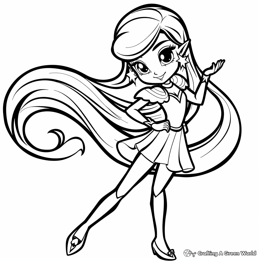 Winx Club Coloring Pages Free Printable 