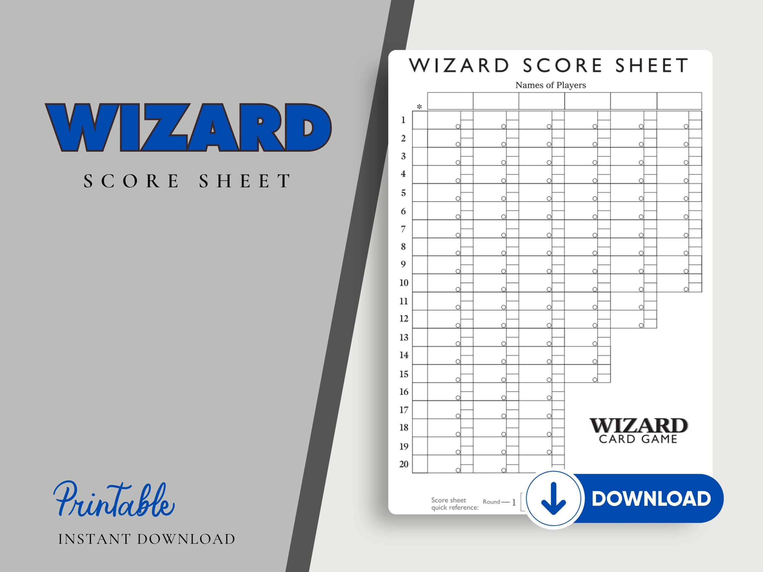 Wizard Score Card Sheet Printable Instant Download Refill Sheets For Enchanting Game Nights Etsy Wizard Score Card Sheet Printable Instant Download Refill Sheets For Enchanting Game Nights Etsy