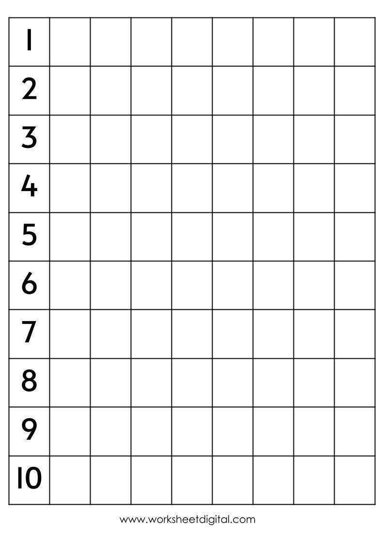 Write The Number 1 To 10 Worksheet Digital 1 Teacher Made Resources