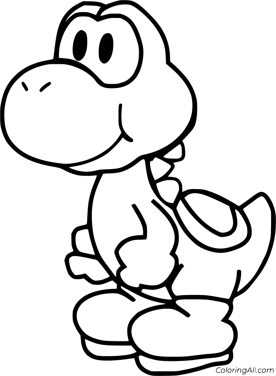 Yoshi Coloring Pages 25 Free Printables ColoringAll