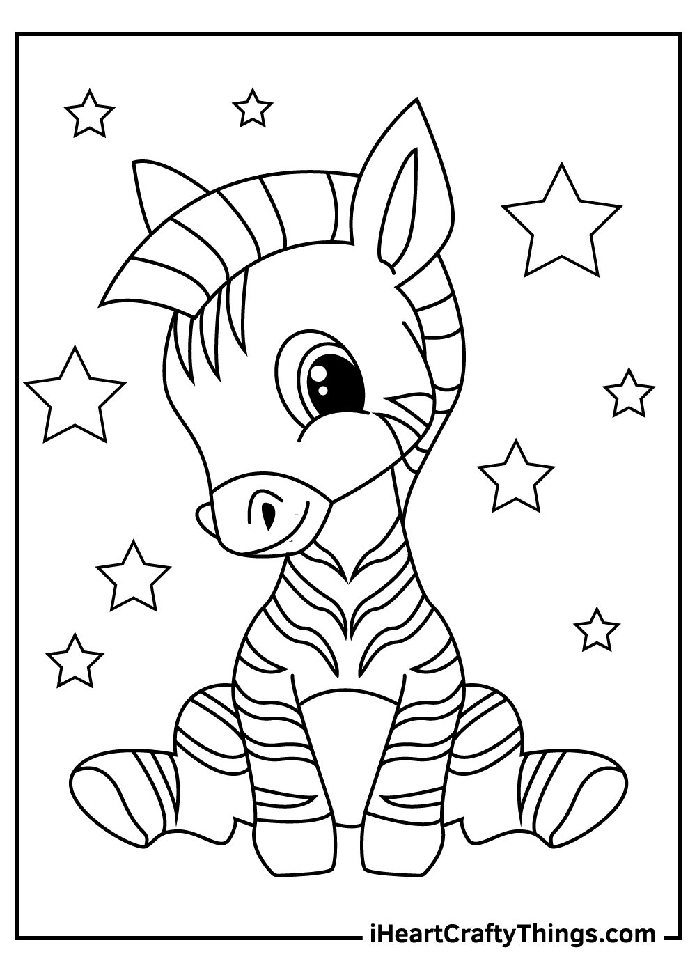 Zebra Coloring Pages 21 Free Printables For Kids