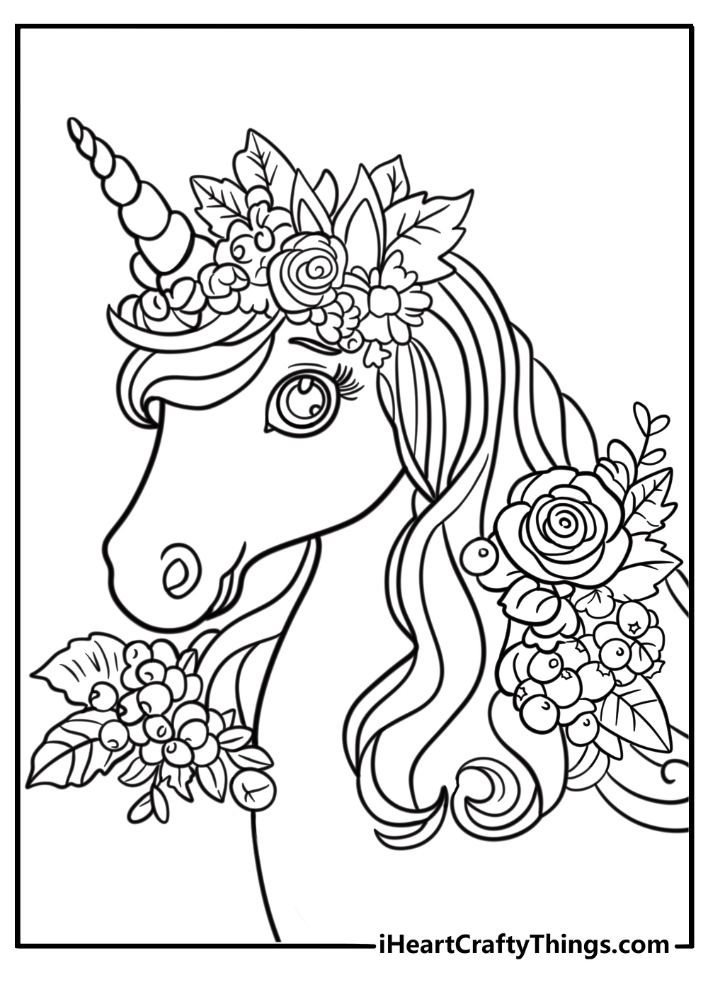 100 Free Unicorn Coloring Pages Easy Printable PDF Sheets 