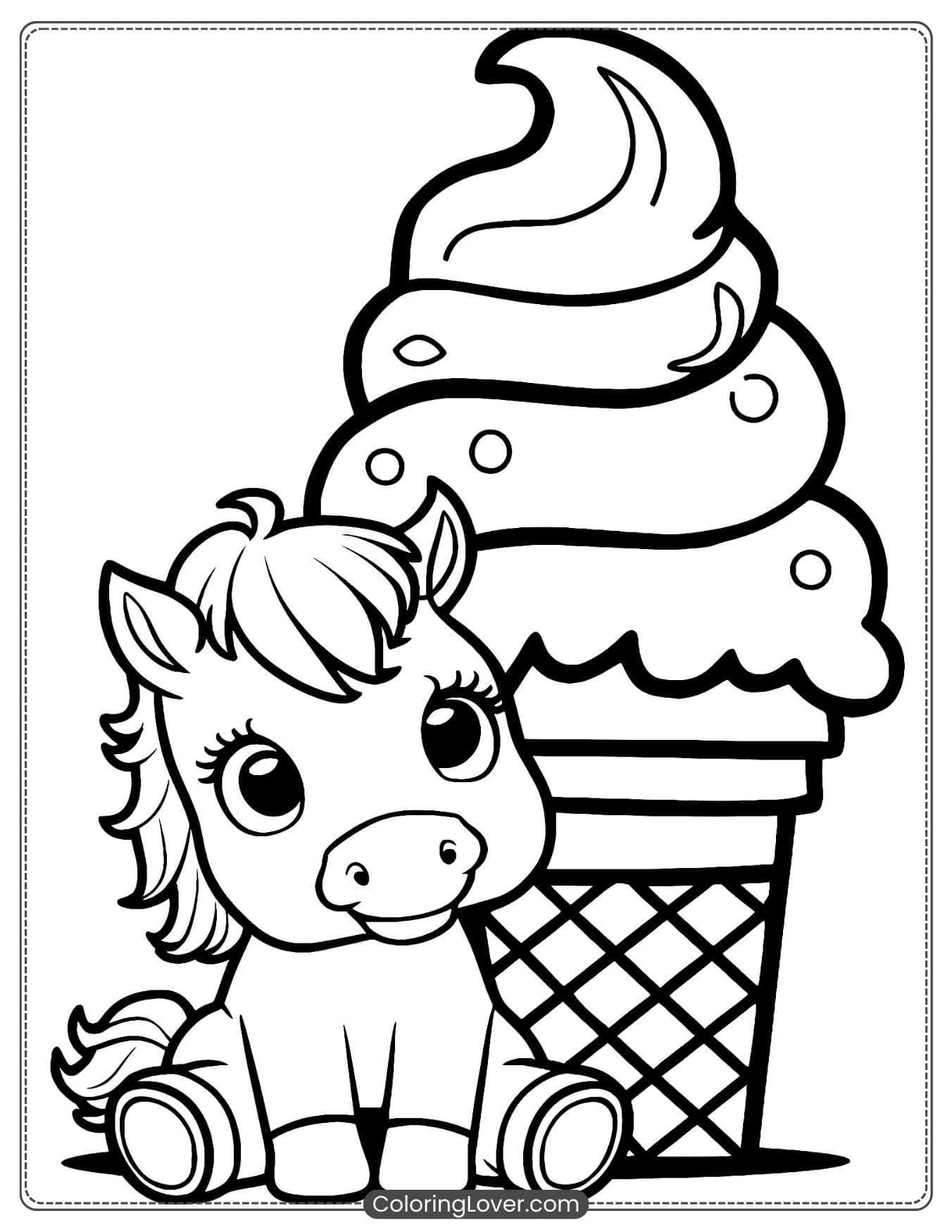 horse coloring pages
