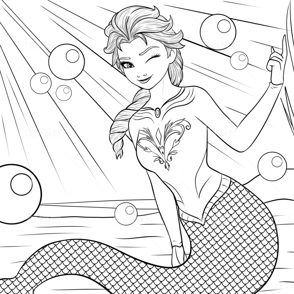 12 Elsa Coloring Pages For Little Frozen Fans TheToyZone