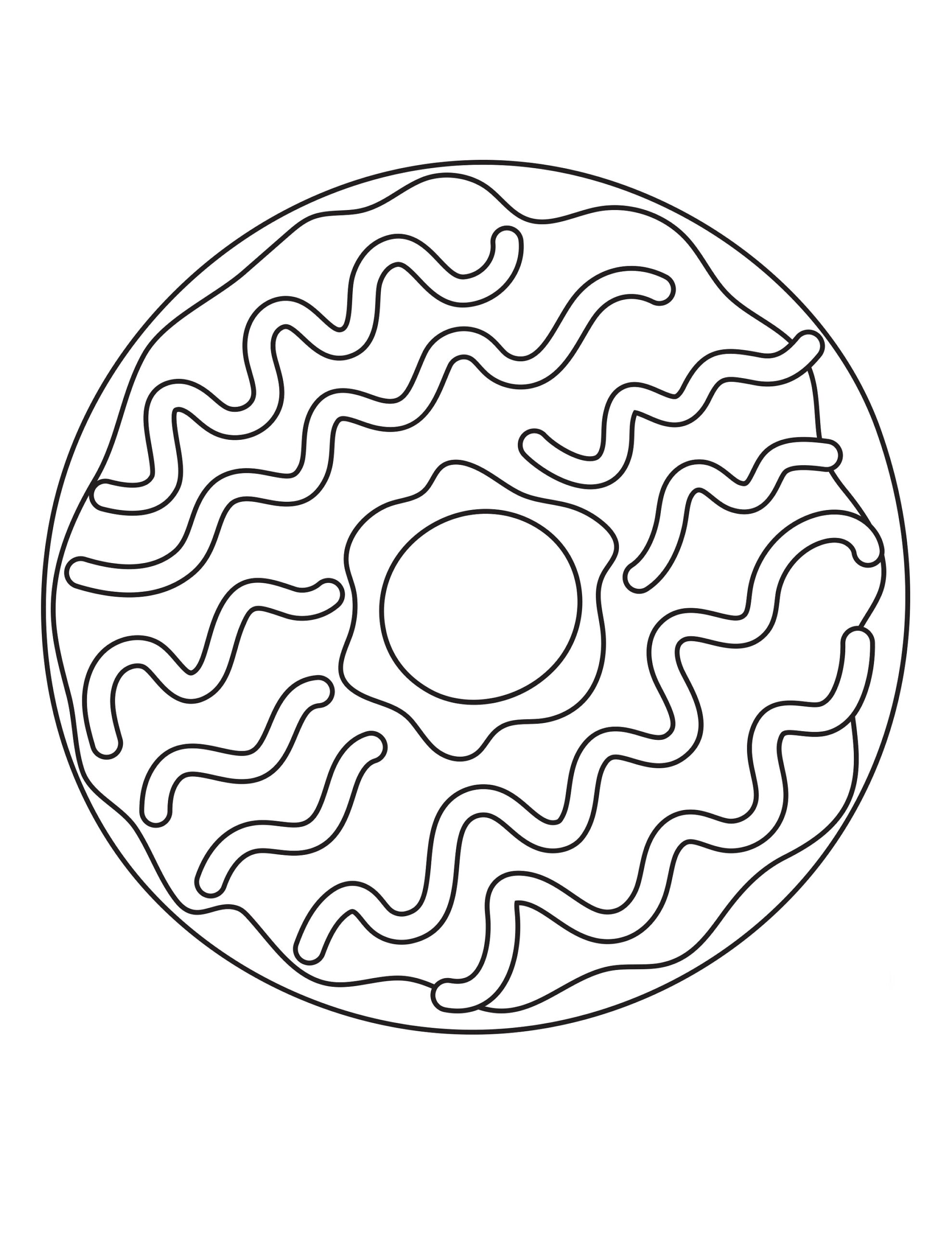 16 Printable Donut Coloring Pages Etsy Israel