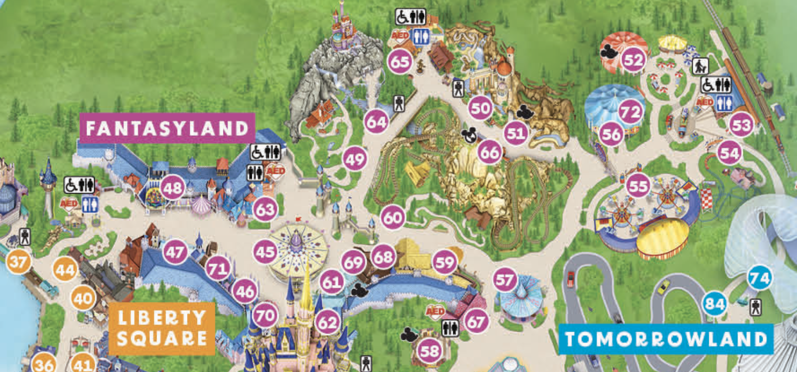 printable map of magic kingdom