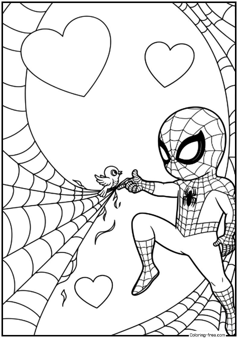 25 Spiderman Coloring Pages Free Unique Printables 