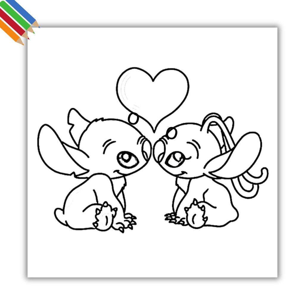 29 Coloring Page Stitch And Angel Unique Download And Print