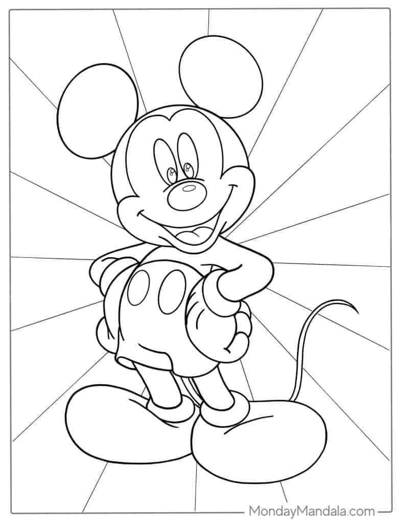 mickey coloring pages