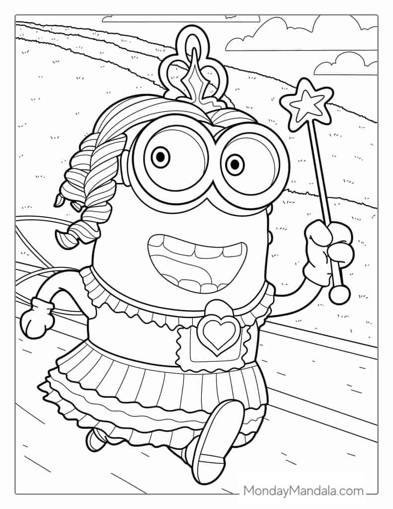 32 Minion Coloring Pages Free PDF Printables 