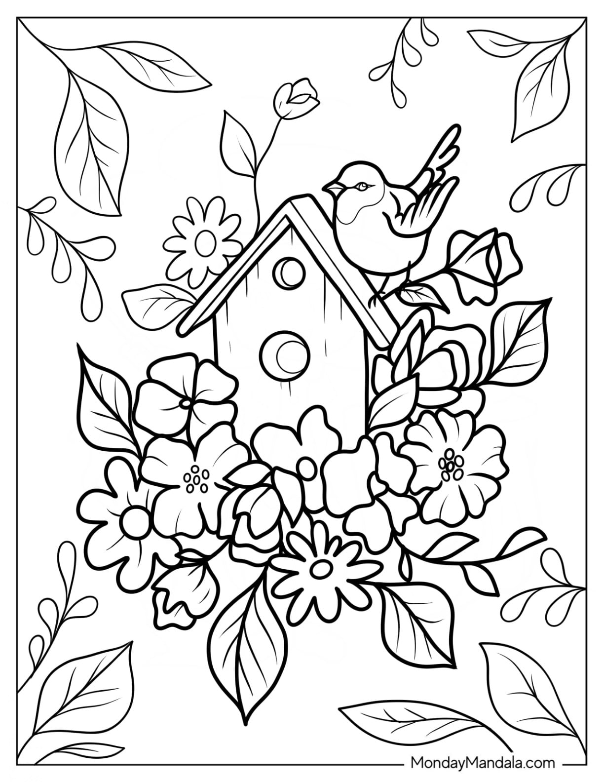 36 Spring Coloring Pages Free PDF Printables 36 Spring Coloring Pages Free PDF Printables