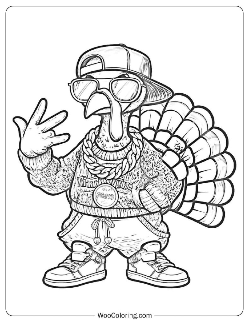 turkey coloring page