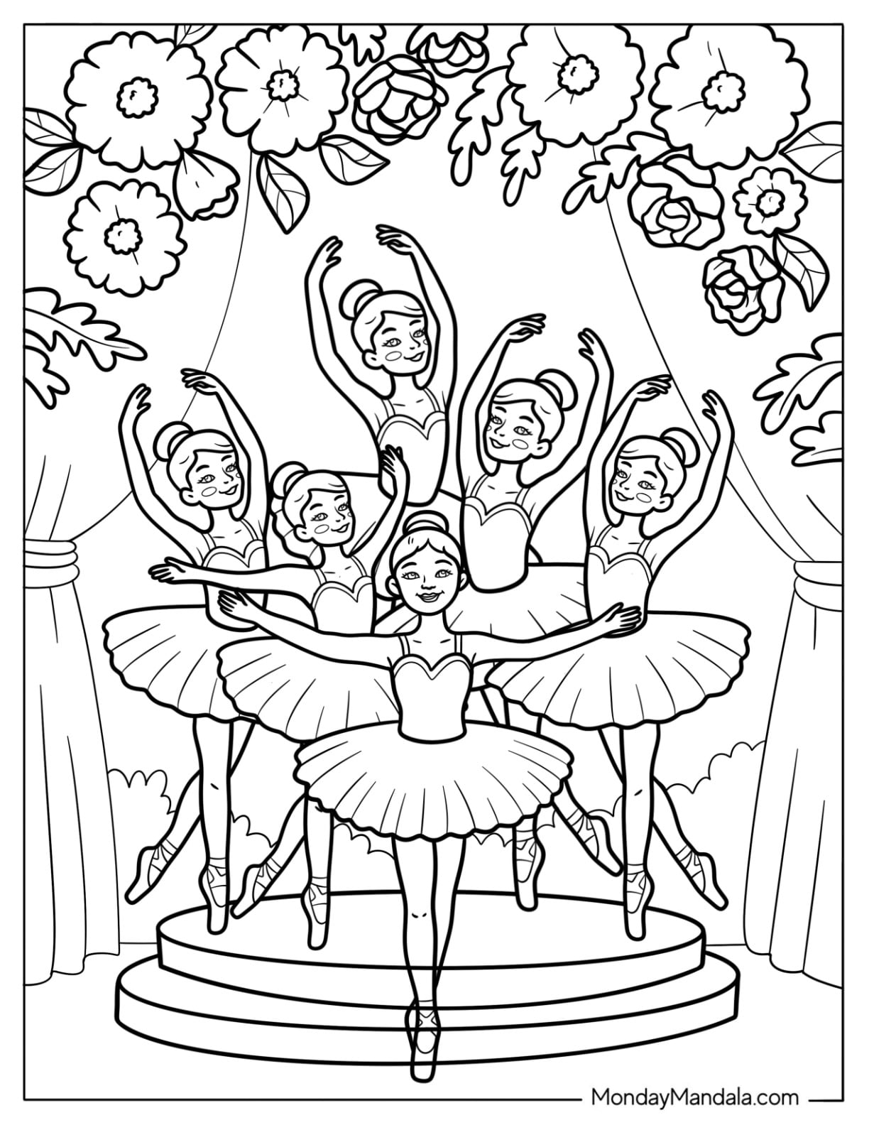 ballerina coloring pages ballerina coloring pages