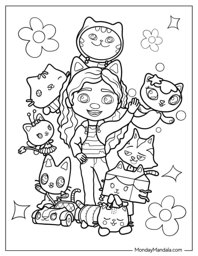 38 Gabby s Dollhouse Coloring Pages Free PDF Printables 38 Gabby s Dollhouse Coloring Pages Free PDF Printables