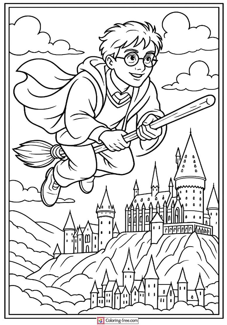 harry potter coloring pages