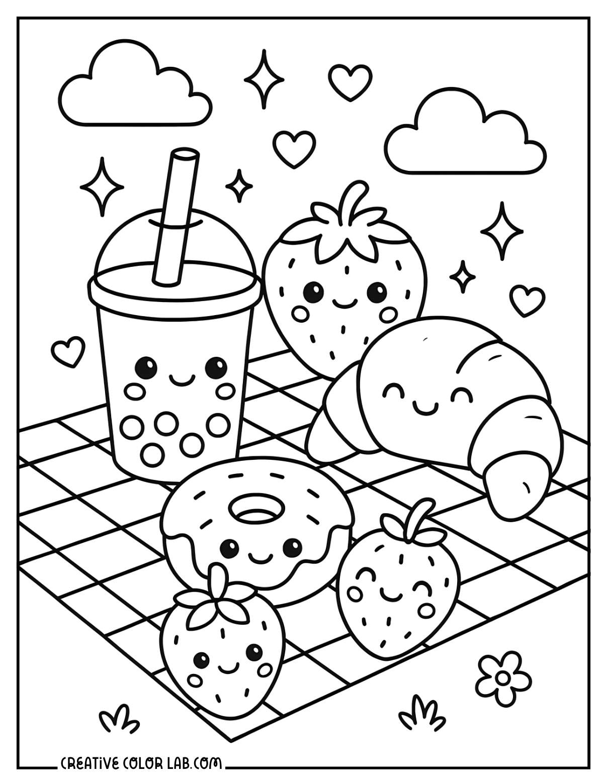 39 Aesthetic Coloring Pages Free Printable PDFs