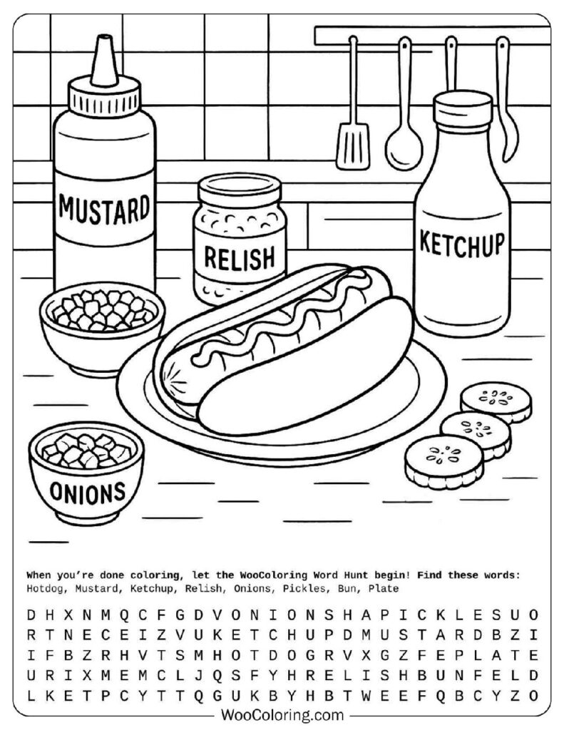 400 Food Coloring Pages Free PDF To Print Woo Coloring