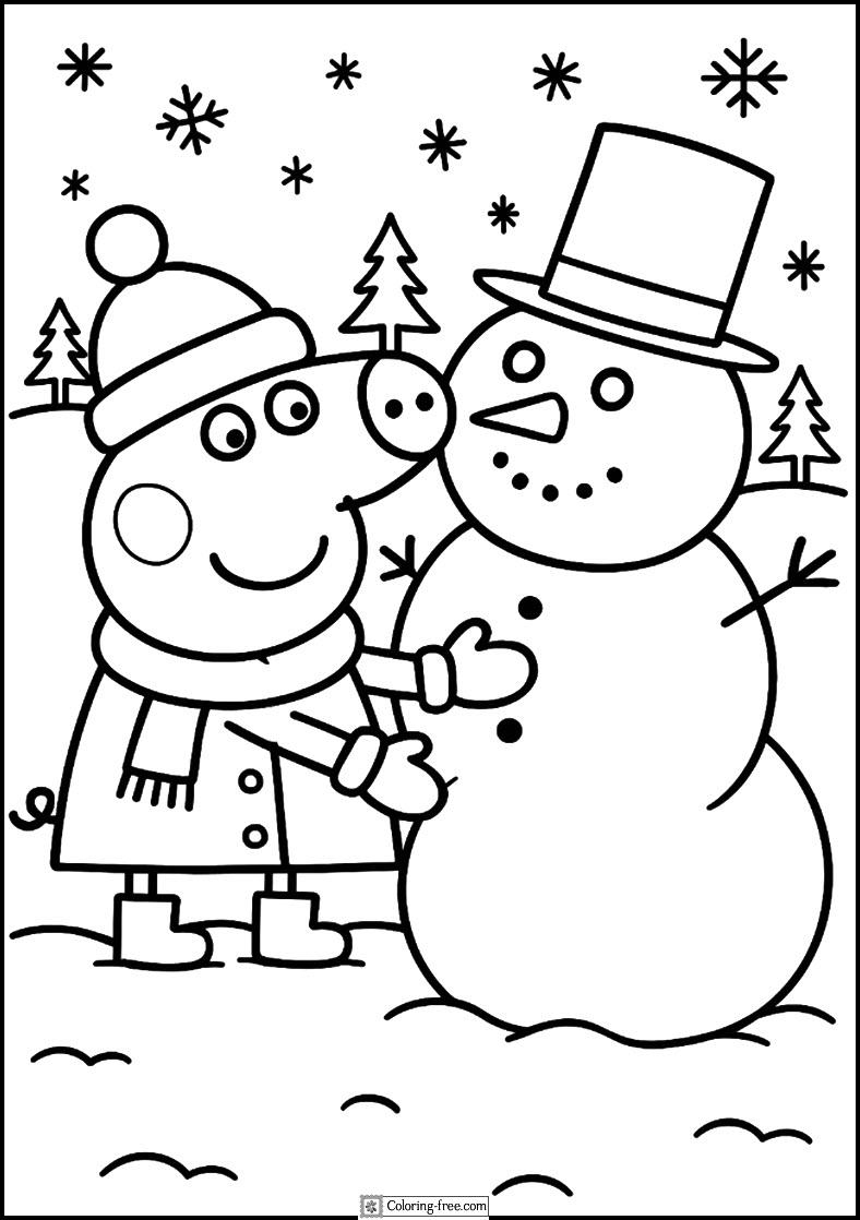 peppa pig coloring pages