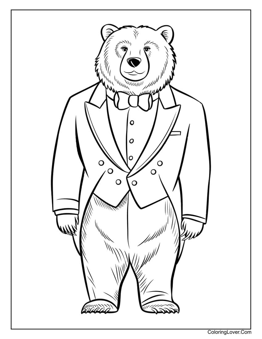 bear coloring pages bear coloring pages