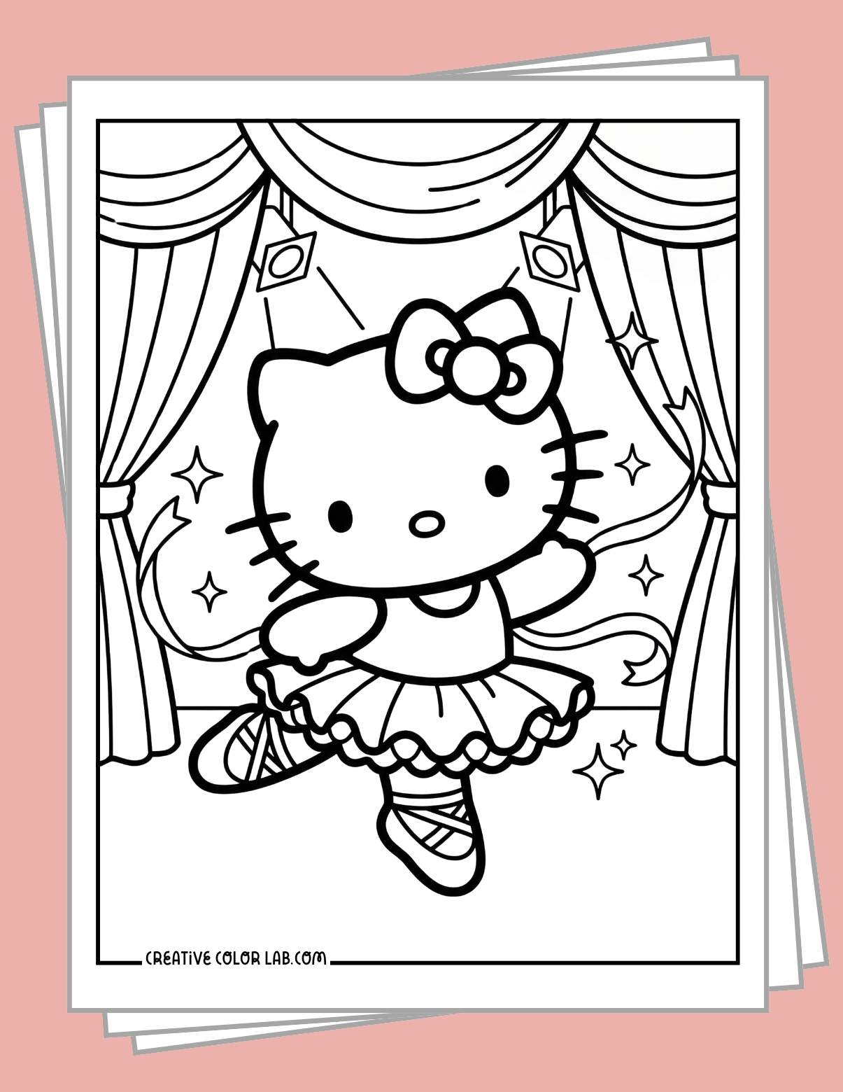 42 Free Hello Kitty Coloring Pages