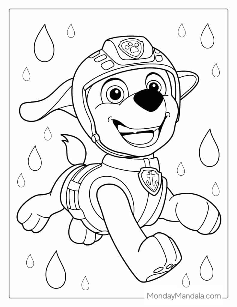 58 Paw Patrol Coloring Pages Free PDF Printables 