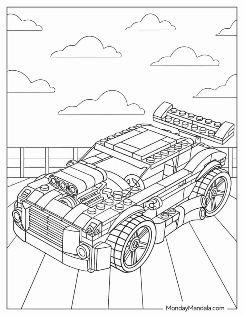 60 Lego Coloring Pages Free PDF Printables 