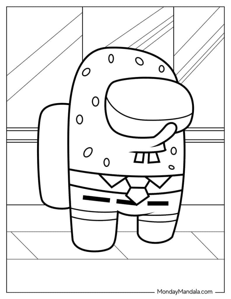 among us coloring pages