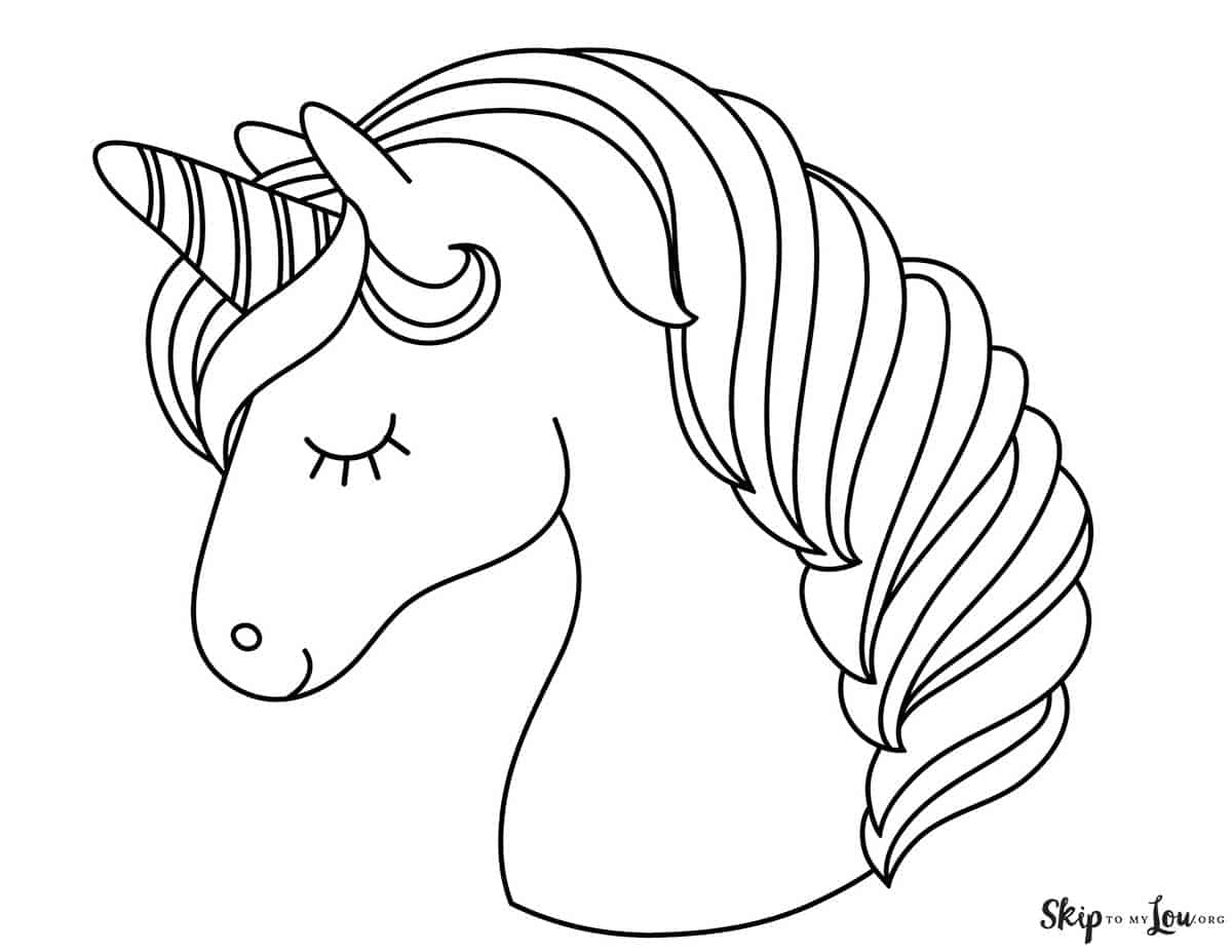 unicorn coloring pages free