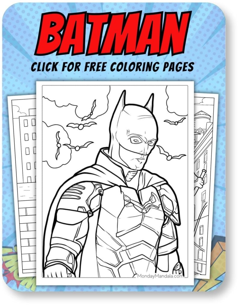 800 Superhero Coloring Pages Free PDF Printables 