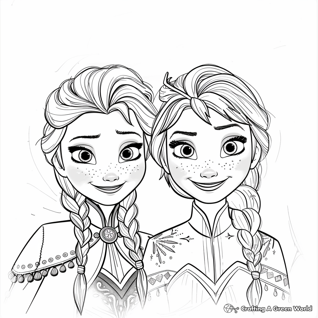 elsa coloring pages